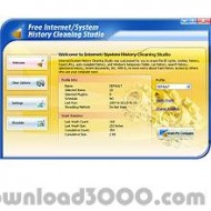 Free Internet/System History Cleaning Studio screenshot